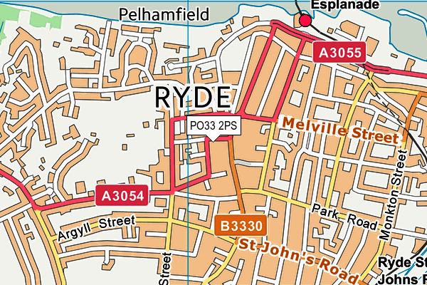 Map of HUNT & PARTNERS (RYDE) LIMITED at district scale
