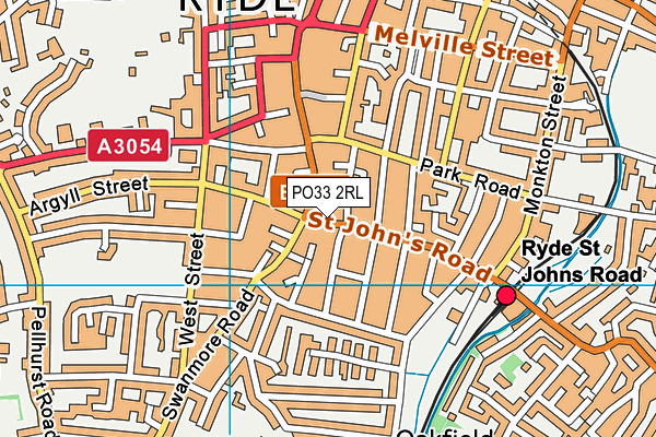 PO33 2RL map - OS VectorMap District (Ordnance Survey)