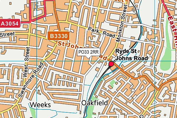 PO33 2RR map - OS VectorMap District (Ordnance Survey)