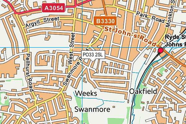 PO33 2SL map - OS VectorMap District (Ordnance Survey)