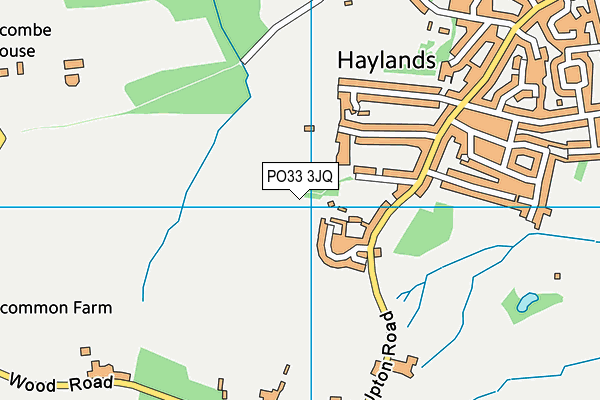 PO33 3JQ map - OS VectorMap District (Ordnance Survey)