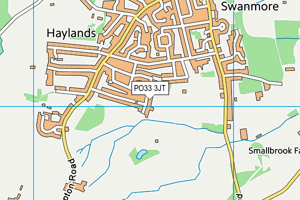 PO33 3JT map - OS VectorMap District (Ordnance Survey)