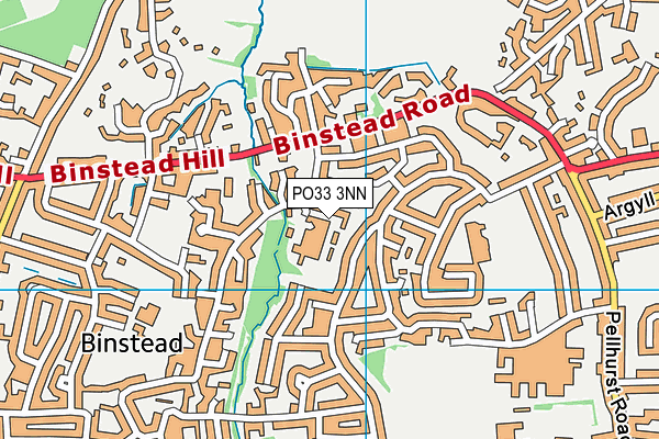 PO33 3NN map - OS VectorMap District (Ordnance Survey)