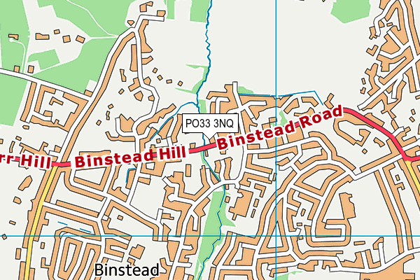 PO33 3NQ map - OS VectorMap District (Ordnance Survey)