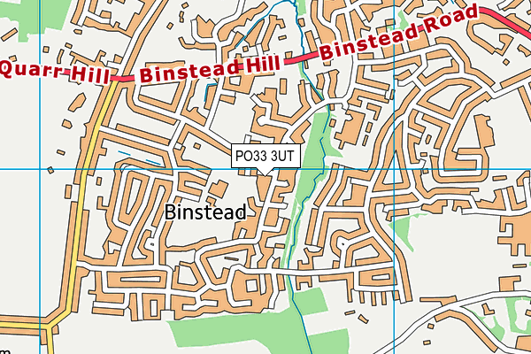 PO33 3UT map - OS VectorMap District (Ordnance Survey)