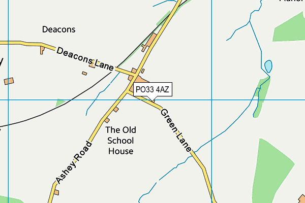PO33 4AZ map - OS VectorMap District (Ordnance Survey)