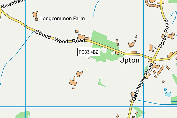 PO33 4BZ map - OS VectorMap District (Ordnance Survey)