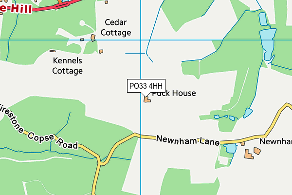 PO33 4HH map - OS VectorMap District (Ordnance Survey)