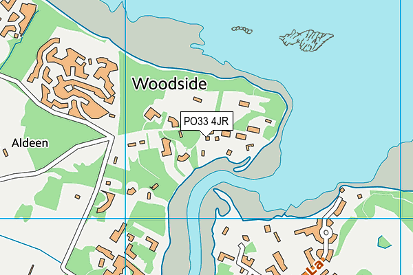 Map of EAST WOODSIDE LTD at district scale