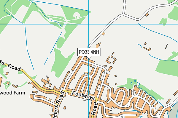 PO33 4NH map - OS VectorMap District (Ordnance Survey)