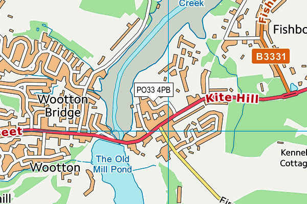 Map of THE BOLTONS KITE HILL RESIDENTS ASSOCIATION LIMITED at district scale