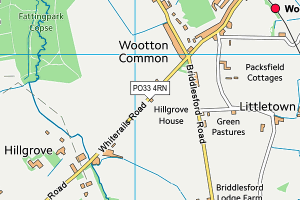 PO33 4RN map - OS VectorMap District (Ordnance Survey)