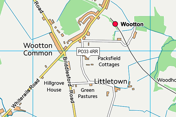 PO33 4RR map - OS VectorMap District (Ordnance Survey)