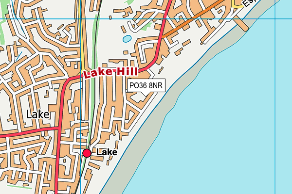 PO36 8NR map - OS VectorMap District (Ordnance Survey)