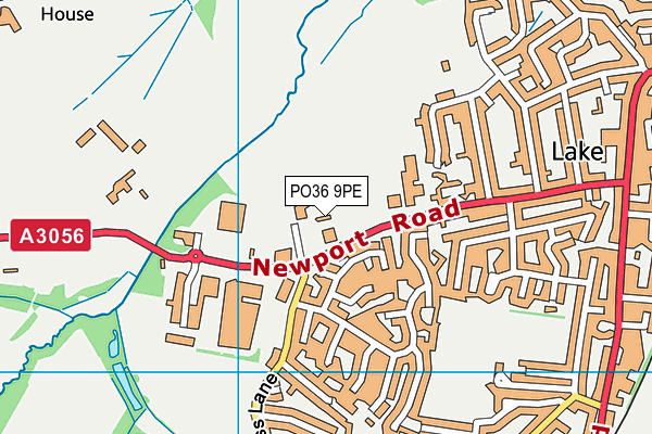 Broadlea Primary School map (PO36 9PE) - OS VectorMap District (Ordnance Survey)