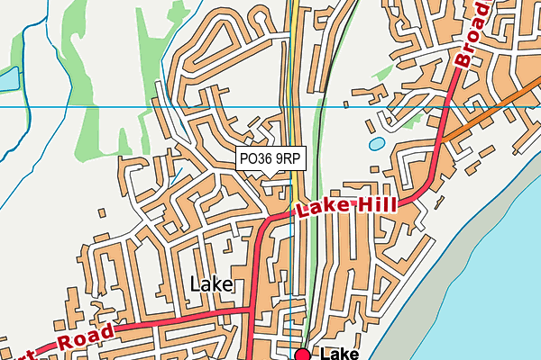 PO36 9RP map - OS VectorMap District (Ordnance Survey)