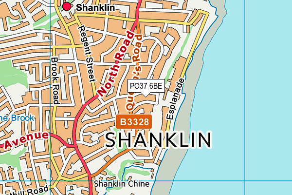 Map of ETON LODGE (SHANKLIN) MANAGEMENT COMPANY LIMITED at district scale