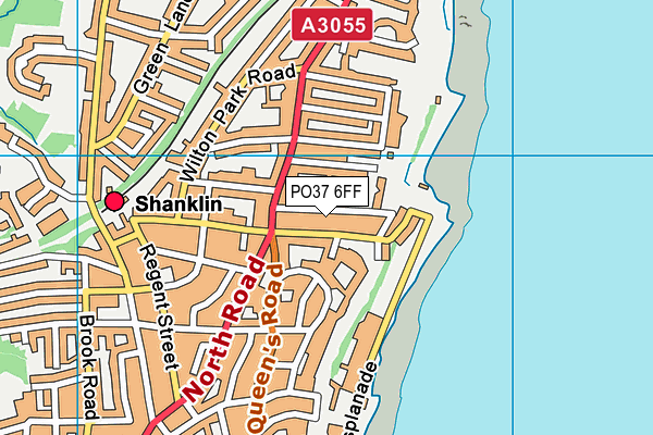 PO37 6FF map - OS VectorMap District (Ordnance Survey)