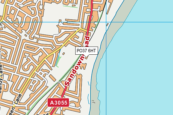 PO37 6HT map - OS VectorMap District (Ordnance Survey)