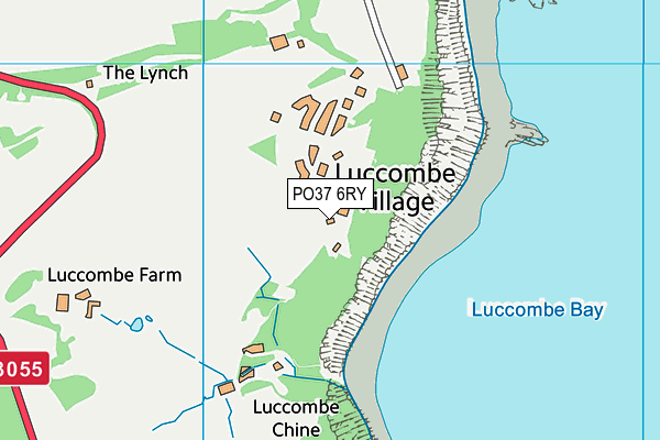 PO37 6RY map - OS VectorMap District (Ordnance Survey)