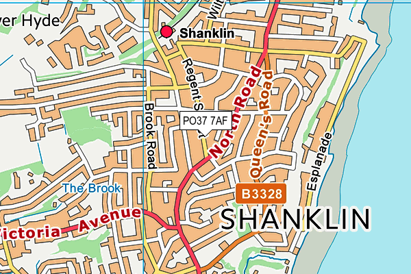 Map of SHANKLIN JEWELLERS LIMITED at district scale