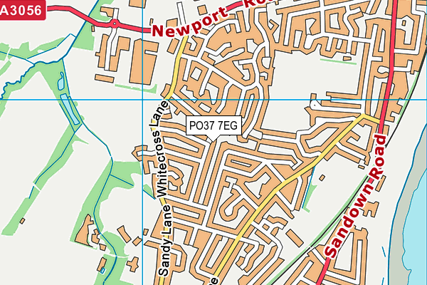 PO37 7EG map - OS VectorMap District (Ordnance Survey)