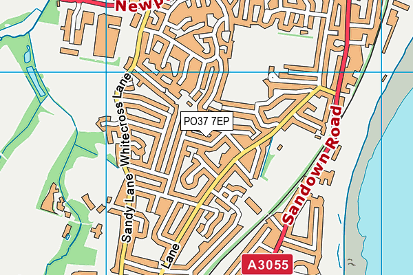 PO37 7EP map - OS VectorMap District (Ordnance Survey)