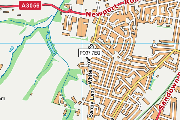 PO37 7EQ map - OS VectorMap District (Ordnance Survey)