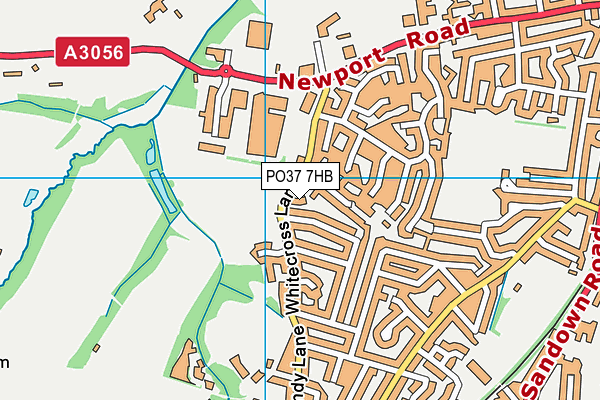 PO37 7HB map - OS VectorMap District (Ordnance Survey)