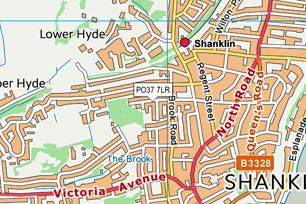 PO37 7LR map - OS VectorMap District (Ordnance Survey)