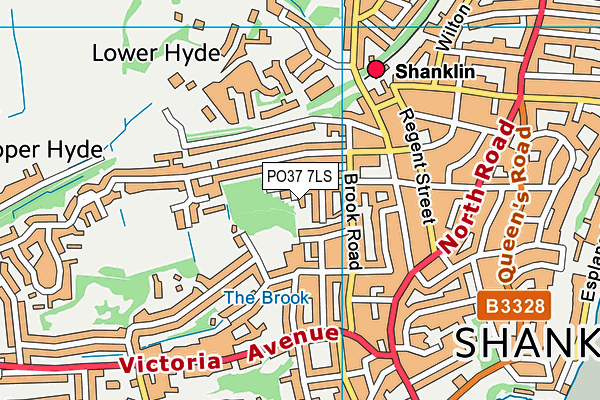 PO37 7LS map - OS VectorMap District (Ordnance Survey)