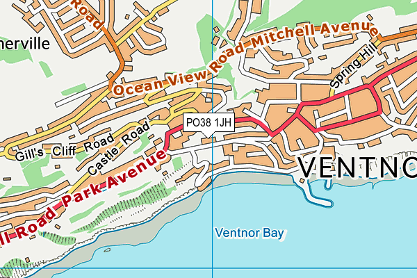 Map of BELGRAVE COURT (VENTNOR I.W.) LIMITED at district scale