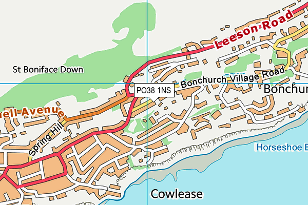 Map of TRINITY ROAD (VENTNOR) MANAGEMENT COMPANY LIMITED at district scale