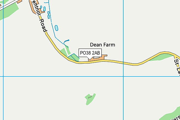 PO38 2AB map - OS VectorMap District (Ordnance Survey)