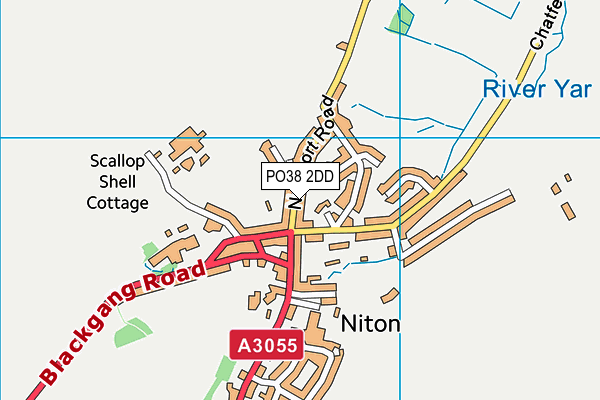 PO38 2DD map - OS VectorMap District (Ordnance Survey)