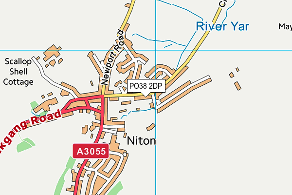 PO38 2DP map - OS VectorMap District (Ordnance Survey)