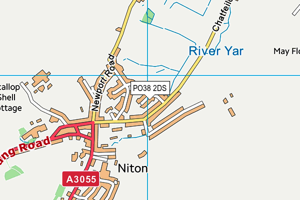 PO38 2DS map - OS VectorMap District (Ordnance Survey)