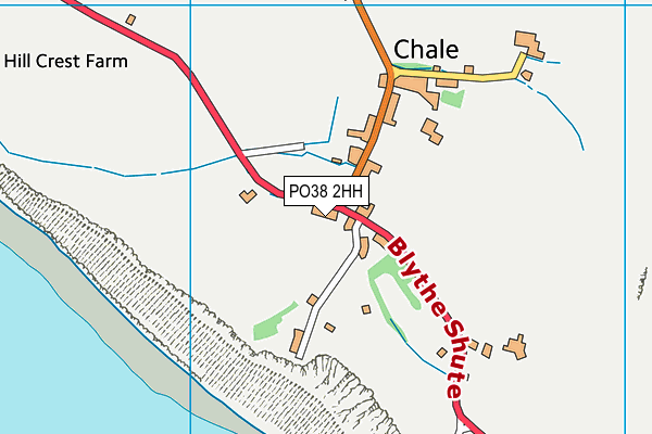 PO38 2HH map - OS VectorMap District (Ordnance Survey)