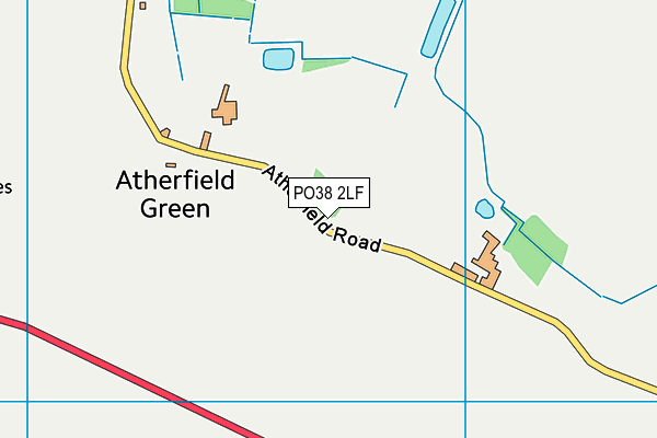 PO38 2LF map - OS VectorMap District (Ordnance Survey)