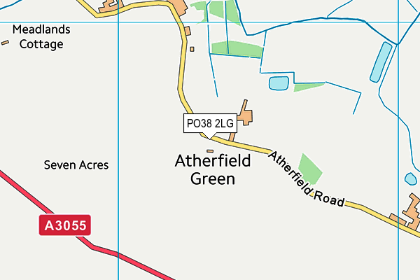 PO38 2LG map - OS VectorMap District (Ordnance Survey)