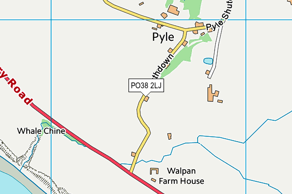 PO38 2LJ map - OS VectorMap District (Ordnance Survey)