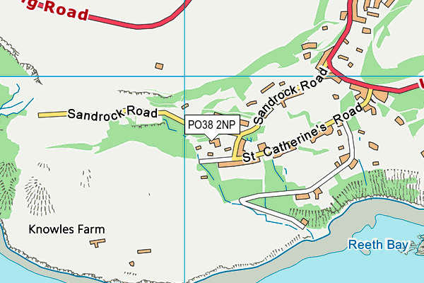 PO38 2NP map - OS VectorMap District (Ordnance Survey)