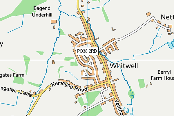 PO38 2RD map - OS VectorMap District (Ordnance Survey)