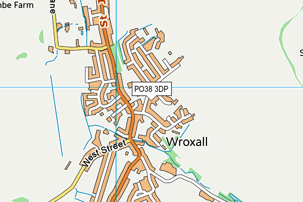 Wroxall Primary School map (PO38 3DP) - OS VectorMap District (Ordnance Survey)