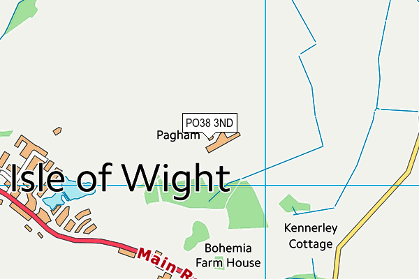 PO38 3ND map - OS VectorMap District (Ordnance Survey)