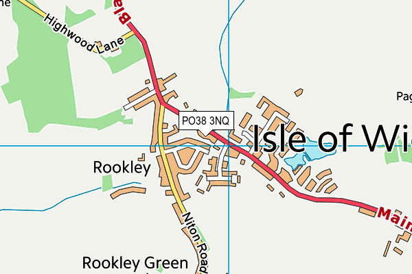 PO38 3NQ map - OS VectorMap District (Ordnance Survey)