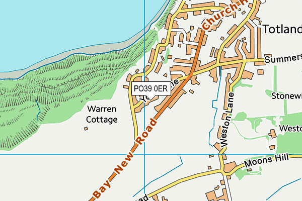 PO39 0ER map - OS VectorMap District (Ordnance Survey)