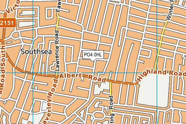 PO4 0HL map - OS VectorMap District (Ordnance Survey)