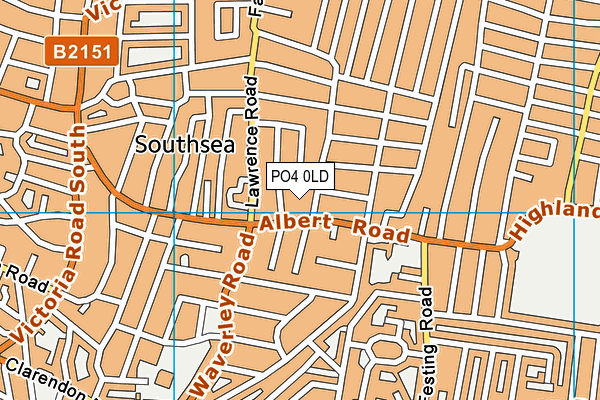 PO4 0LD map - OS VectorMap District (Ordnance Survey)