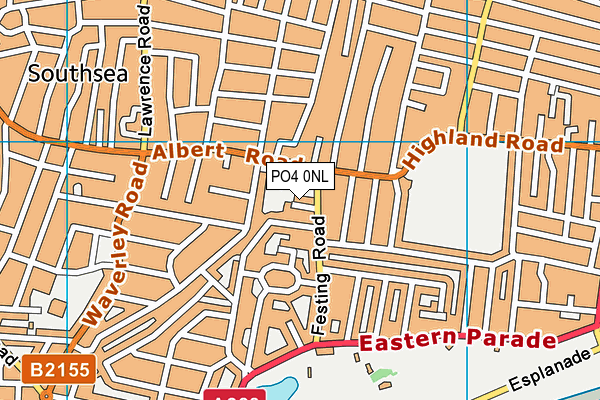 PO4 0NL map - OS VectorMap District (Ordnance Survey)